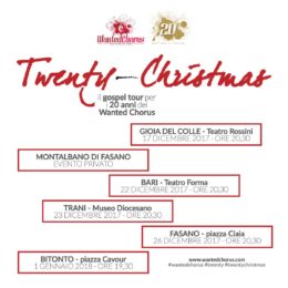 Twenty-Christmas il tour di Natale dei Wanted Chorus